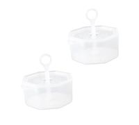 WOONEKY 2ensembles Bouteille à Mousse Portable Émulsion Nettoyante Pour Visage Outil De Nettoyage Maquillage