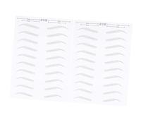 WOONEKY 2feuilles Patchs De Sourcils Imperméables Simulant Des Sourcils Pour Femmes Relevés
