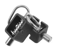 WOONEKY 2pcs Loquet de Porte à Ressort Soudable en Acier Inoxydable 5/8 Résistant à L'usure Supportant Charges Lourdes pour Remorque et Logistique Fréquente