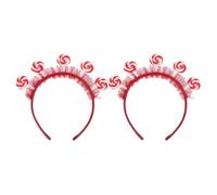WOONEKY 2pièces Bandeau Sucette pour Fille Serre-tête Mignon à Thème de Dessin Animé Accessoire pour Cheveux Léger et Confortable pour Fêtes Anniversaire