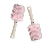 WOONEKY 2pièces Brosses à Cheveux Mousse Brosses Démêlantes Massage Pour Femmes Idéales Pour Coiffage Soin Du Chevelu Perle