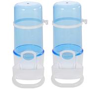WOONEKY 2pièces Distributeur Eau Automatique pour Petits Animaux De Compagnie Lot de Bols à Boire pour Lapin Et Hamster