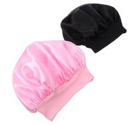 WOONEKY 2pièces Élastique Et Imperméable Lot De Chapeaux De Sommeil Pour Préserver Cheveux Et Oreiller