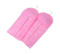 WOONEKY 2pièces Sacs De Rangement Pour Perruques Suspendus Avec Crochet Pour Extensions De Cheveux Étanches Tissu Non Tissé