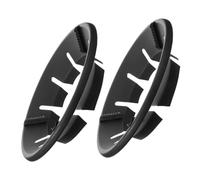 WOONEKY 2pièces Support De Wok Émail De Wok Anneau De Coupe-vent Pour Cuisinière à Gaz Support De Pour Four Accessoire De Domestique