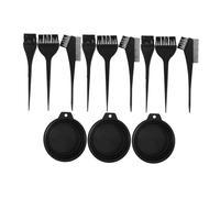 WOONEKY 3 Ensembles Kit Teinture Cheveux avec Bol Pliable et Applicateur Mèches Ensemble Professionnel pour Coloration et Soin Hydratant Peigne Anti-goutte pour Femmes et Stylistes