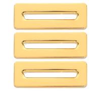 WOONEKY 3 Pièces Bouchon de Trop-plein pour Lavabo Salle de Bain Anneau Décoratif Plastique Cache Trou Évacuation pour Évier Cuisine et Vasque