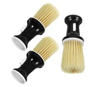 WOONEKY 3 Pièces Brosse de Nettoyage de Cou pour Coiffeurs Brosse à Cheveux Amovible pour Salon et Utilisation à Domicile Outil de Coiffure Rasage