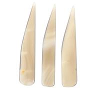 WOONEKY 3 pièces Couteau Agate pour Polissage Bijoux Or et Outil Artisanal de Brunissage pour Entretien Bagues et Bracelets Long Soin Bijouterie Couleur Aléatoire Couleur Aléatoire