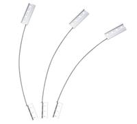 WOONEKY 3 Pièces Dispositif Anti-chute pour Fenêtres Câble Inoxydable Sécurité Résistant et Polyvalent pour Maison Bureau et École