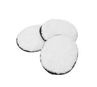 WOONEKY 3 pièces Disques Démaquillants Microfibre Réutilisables et Lavables Serviettes pour Nettoyage Visage Rapide pour Maquillage et Soins Peau Sensible Blanc