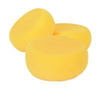 WOONEKY 3 pièces Éponges Rondes pour Peinture Lot de Sponges Souples et Durables pour Aquarelle Poterie Sculpture et Nettoyage Outils DIY pour Artistes