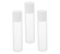 WOONEKY 3 pièces Flacon Cosmétique Vide Pet Bouteille Rechargeable pour Lotion et Tonique Format Voyage Pratique et Écologique Flacon Soin Hydratant Portable