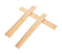 WOONEKY 3 Pièces Kit de Cadres pour Éventails Pliants Matériau Rigide pour Accessoires de Ventilateurs à Main DIY et Portable pour Décoration Japonaise et Cérémonies