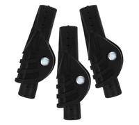 WOONEKY 3 Pièces Kit de Réparation pour Arceaux de Tente en Plastique Noir, Solution Rapide et Résistante aux Intempéries pour Fixation et Réparation DIY Lors de Randonnées
