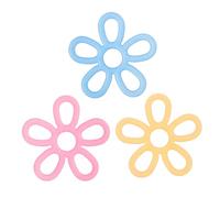 WOONEKY 3 Pièces Renforceur de Doigts Silicone Résistance de Exercices de Rééducation et Renforcement pour Musiciens Dactylographes et Athlètes