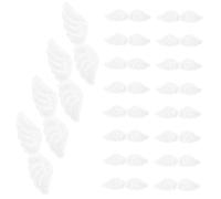 WOONEKY 30 pièces Appliques Ailes Accessoires Décoratifs pour Vêtements à Coudre Patchs de Style Aile Ange pour Décoration et Réparation de Vêtements Sacs et Chapeaux Accessoires de
