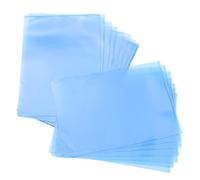 WOONEKY 30 Pièces Chemises Plastique Format Bleu Pochettes Projet Étanches Résistantes Déchirures Pochettes Documents Bureau Organisateur