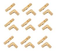 WOONEKY 30 Pièces Lot de Charnières Invisibles Cuivre Charnières Cylindriques Dissimulées pour Boîtes à Bijoux Bois Accessoires de Bricolage Meubles
