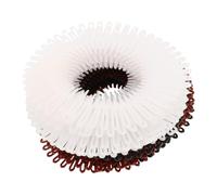 WOONEKY 30 pièces Peigne Élastique Circulaire pour Cheveux Bandeau Flexible Antidérapant Fixation Naturelle des Mèches Rebelles Accessoire pour Femmes et Filles Activités Extérieures
