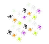 WOONEKY 300 Pièces Araignées Halloween Plastique Réalistes Décorations Terrifiantes pour Fêtes et Accessoires de Pranks Miniatures pour Créer Une Ambiance Étrange