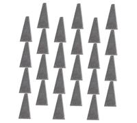 WOONEKY 30pièces Cales Triangulaires Kit pour Manche De Marteau Utilisables pour Abattage Arbres Et Manche De Hache Construction Métal pour Outils Agricoles