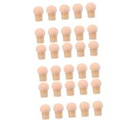 WOONEKY 30pièces Têtes De Stylo à Éponge Pour Manucure Pinceau De Dotting Et Écriture Remplaçable Rond Outils De Nail Art Pour Gel Uv Et Dégradé