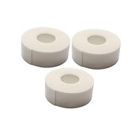 WOONEKY 3pièces Ruban Adhésif Pour Extensions De Cils Blanc Élastique Et Doux Isolant Cils Supérieurs Et Inférieurs Pour Salon De Beauté