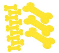 WOONEKY 4 Papier commémoratif de Chien Papier Jaune Chinois sacrifié en Forme d'os de Combustion funéraire