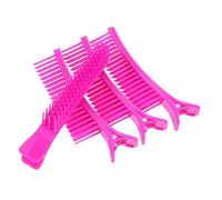 WOONEKY 4 Pièces Clips de Sectionnement de Cheveux avec Peigne Intégré pour et Coiffure Clips Antidérapants pour Salons et Usage Domestique Grand Modèle