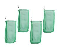 WOONEKY 4 pièces de Nylon Filet de Plongée Portatif avec Cordon de Serrage Grand Volume de Fond de pour Attraper des Poissons
