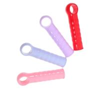 WOONEKY 4 pièces Embouts de Manche Balai Plastique Lot de Colorées Embouts de Remplacement pour Manche Pelle à Poussière et Balai à Franges Accessoires Légers et Faciles à Assembler pour