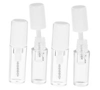 WOONEKY 4 Pièces Gel Fixateur Sourcils et Cils Transparent Liquide Résistant à Eau Transpiration pour Coiffage Précis des Sourcils Maintien Longue Durée sans Traces pour Femmes