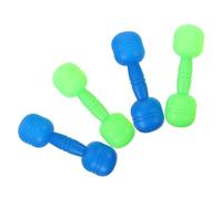 WOONEKY 4 pièces Haltères Plastique pour Tout Petits avec Effets Sonores Ensemble pour Exercices Maison Barbell Sécurisé PVC sans pour Fitness Garçon Fille