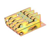 WOONEKY 4 Pièces Set de Supports Robustes pour Cadre de Lit Fixations Invisibles pour Tête et Pied de Lit Haute Capacité de Charge Installation Facile et Design