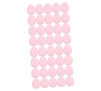 WOONEKY 40 Pièces bouffée de doigt bouffée triangulaire Mini houppette à doigts bouffées powder puff éponges de maquillage houppette pour poudre pour le corps Hydrophile sans latex rose