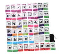 WOONEKY 48 Pièces Apprentissage Lettres pour Garçon Fille Conception Éducative pour Activités Voyage