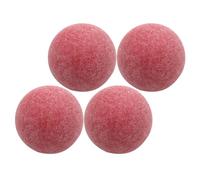 WOONEKY 4pcs Boules de Remplacement pour Table de Foot en Résine Rouge Mate 36mm Taille Standard Adhérence Améliorée pour Usage Domestique et Lieux de Divertissement