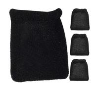 WOONEKY 4pièces Chaussette Éponge Pour Sèche-cheveux Accessoire Diffuseur De Voyage Protège Buse Facile à Utiliser Réutilisable Pour Maison Salon