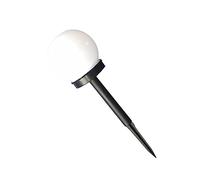 WOONEKY 4pièces Lot De Lampes Solaires Sphériques Blanches Pour Jardin Lumière Extérieure Ambiance Étanche Installation Facile Pelouse Et Allée Éclairage Solaire Sans Fil Pour Terrasse