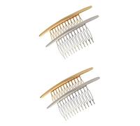 WOONEKY 4pièces Peignes à Cheveux Élégants Électrolytique Barrettes à Cheveux Pour Filles Clips De Côté Et Accessoires De Mode Pour Toutes Occasions