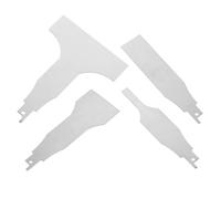 WOONEKY 4pièces Racloir à Ciment Acier Inoxydable Outils Multifonctions De Nettoyage Pour Sol Lames De Remplacement Robustes Pour Sabre Et Pelle De Jardin Emballage Pratique Boîte