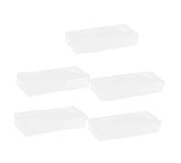 WOONEKY 5 pièces Boîte de Récupération pour Lames de Rasoir de Recyclage Sécurisée et Réutilisable pour Lames de Rasoir Accessoire Pratique pour Coiffeurs et Utilisation Domestique