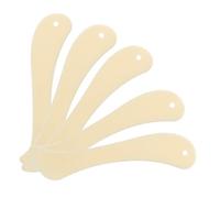 WOONEKY 5 pièces Lot de Plioirs Os Plastique Incurvés Outils de Pliage et Rainurage pour Bureau Scrapbooking et Création de Cartes Ouvre-lettres Léger pour Papier et Enveloppes