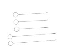 WOONEKY 5 Pièces Outil de Couture Long Crochet avec Verrouillage Tourneur de Boucle Métallique pour Tissus et Ceintures Compatible avec Tissus à Lourds Accessoire pour Couture à Domicile