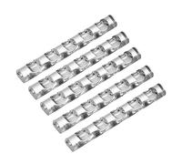 WOONEKY 5 pièces Présentoir Acrylique Transparent Compartiments pour Manucure Support de Rangement pour Pinceaux Nail Art Porte Stylo Beauté Ongles Accessoire pour Salon de Manucure