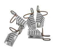 WOONEKY 5 pièces Protège-ongles Aluminium pour Extension Ongles Crystal Moules Réutilisables French Nail Mold Tips Outil Nail Art Multifonction pour Salon et Usage Maison Extension Rapide