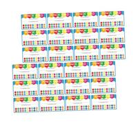 WOONEKY 50 Pièces de Récompense Perforées pour Élèves Portables Papier Encourageant la Routine Propreté Classe Décoration Ludique pour Enseignants et Parents