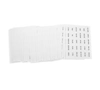 WOONEKY 50 pièces Étiquettes Transparentes Imperméables pour Bouteilles de Voyage Autocollants Amovibles pour Bocaux Cosmétiques Shampooing et Après Shampooing Labels Pratiques pour