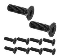 WOONEKY 50 Pièces Flat Head Machine Screws Set For Furniture Assembly And Machinery Repairs Carbon Steel Socket Cap Bolts Flush Finish
